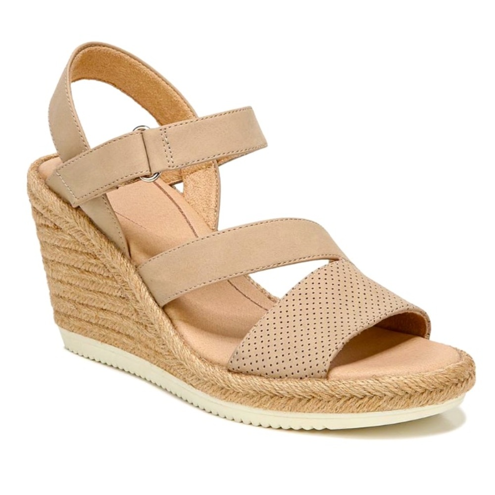 Dr Scholls Strappy Espadrille Wedge Sandal Heel